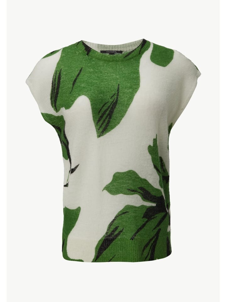 Пуловер comma Strickpullover kurzarm, цвет Mehrfarbig-weiß
Пуловер comma Strickpullover kurzarm, цвет Mehrfarbig-weiß