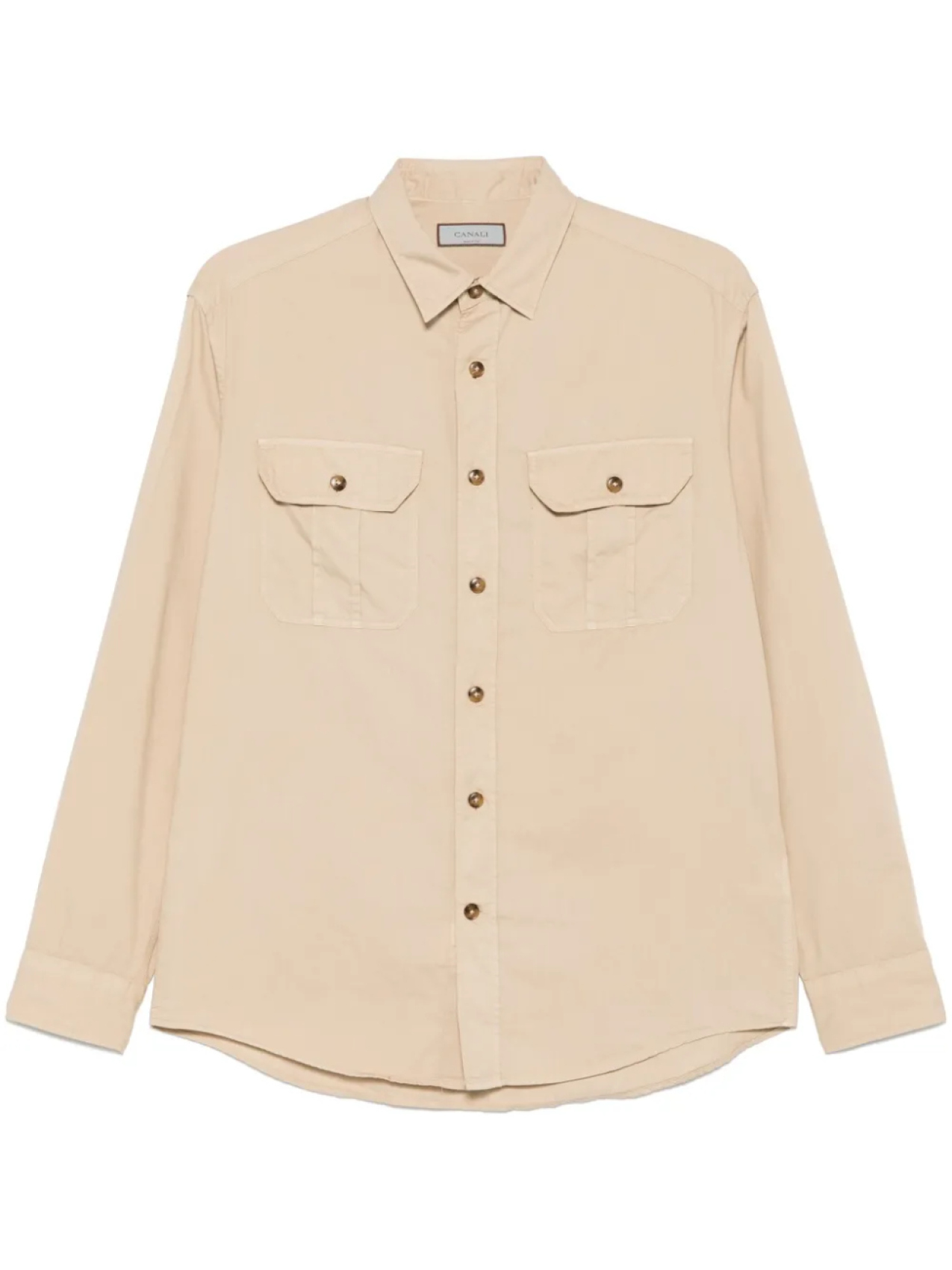 Canali саржевая рубашка, нейтральный
Canali саржевая рубашка, нейтральный