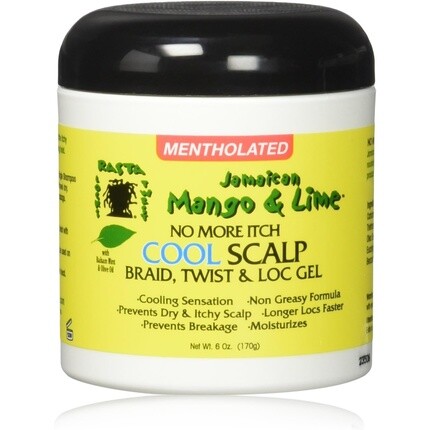 Охлаждающий гель для волос Twist & Lock для кожи головы 6 унций 170 г Jamaican Mango & Lime
Охлаждающий гель для волос Twist & Lock для кожи головы 6 унций 170 г Jamaican Mango & Lime