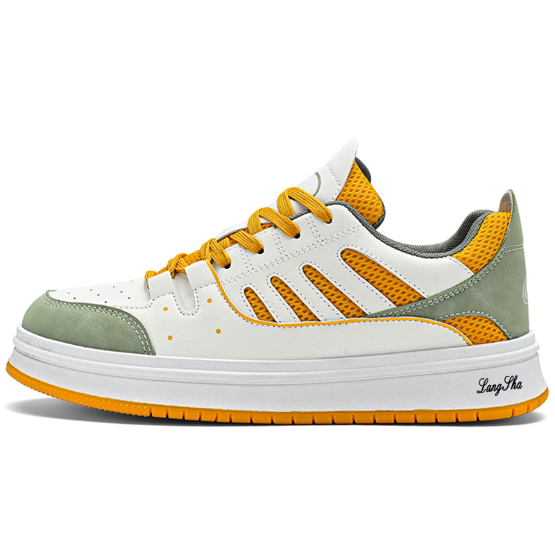 Lanza Мужские противоскользящие, износостойкие, легкие скейтбордские кеды бело-желтые, цвет White Yellow
Lanza Мужские противоскользящие, износостойкие, легкие скейтбордские кеды бело-желтые, цвет White Yellow