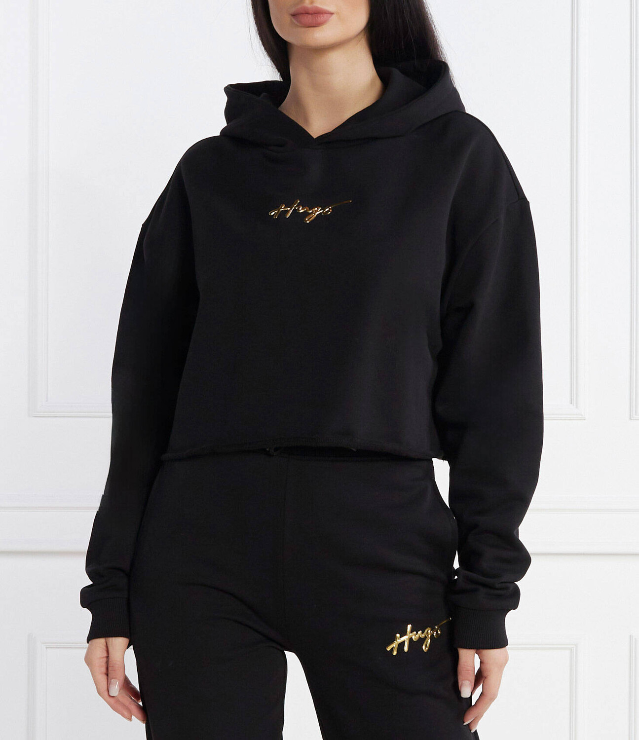 Толстовка HUGO Dephana_1 Cropped Fit, черный
Толстовка HUGO Dephana_1 Cropped Fit, черный