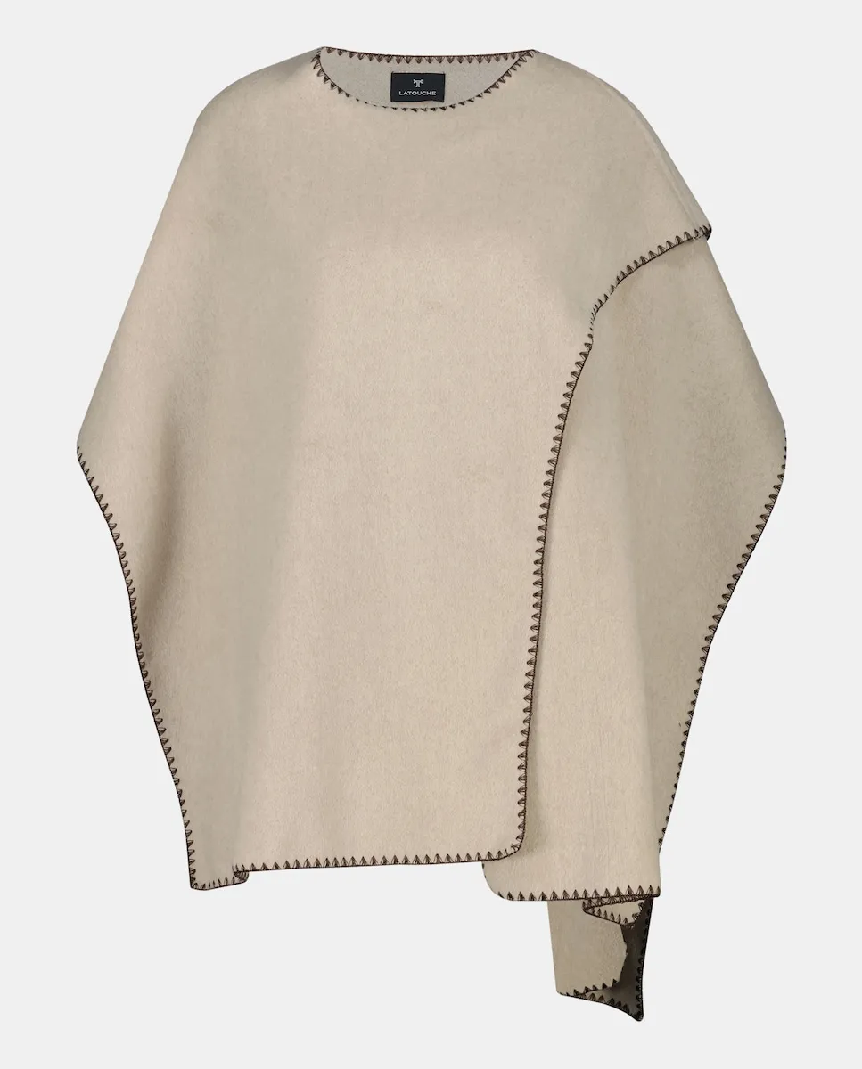 Пальто с контрастной строчкой Latouche, экрю
Пальто с контрастной строчкой Latouche, экрю