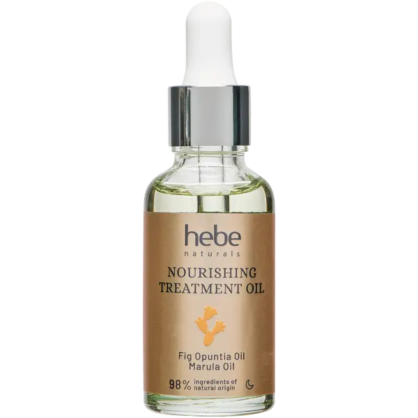 Питательная масляная сыворотка с маслами опунции для лица, 30 мл Hebe Naturals Nourishing treatment oil
Питательная масляная сыворотка с маслами опунции для лица, 30 мл Hebe Naturals Nourishing treatment oil