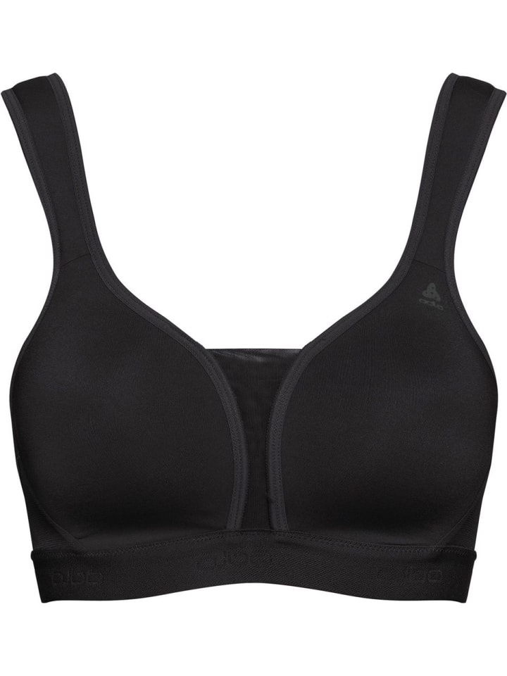 Спортивный бюстгальтер Sports Bra Padded High Odlo, черный
Спортивный бюстгальтер Sports Bra Padded High Odlo, черный
