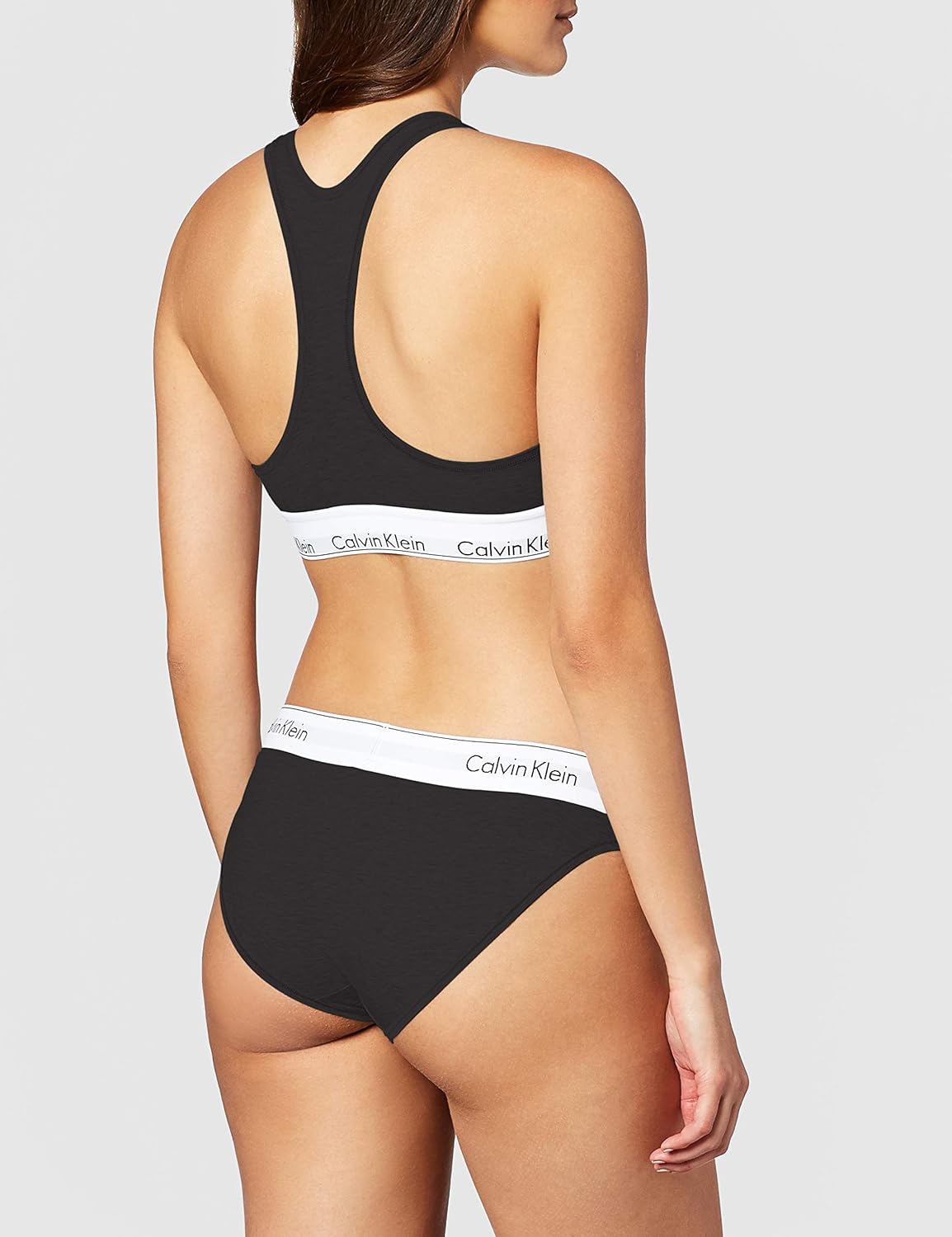 Женский современный хлопковый бюстгальтер-бралетт и бикини Calvin Klein, Black
Женский современный хлопковый бюстгальтер-бралетт и бикини Calvin Klein, Black