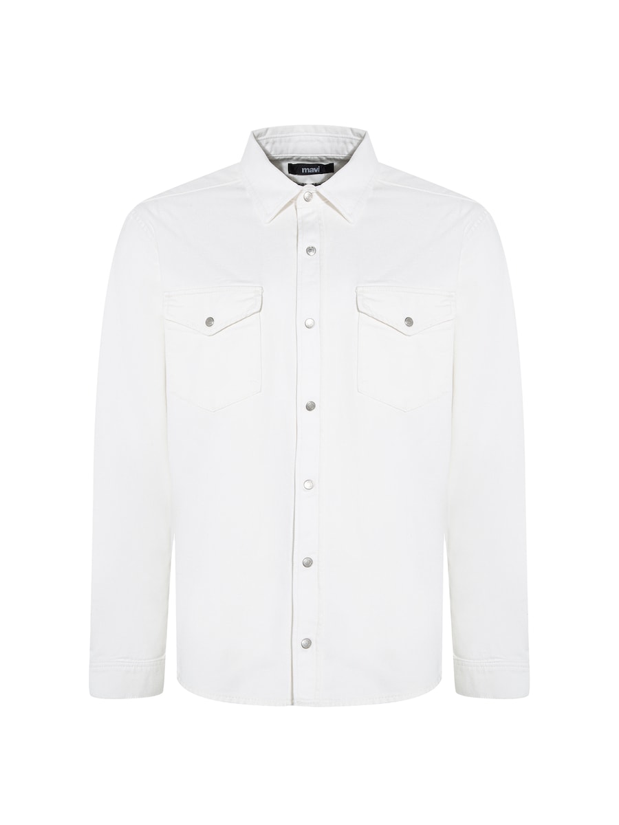 Рубашка на пуговицах классического кроя Mavi, White Denim
Рубашка на пуговицах классического кроя Mavi, White Denim