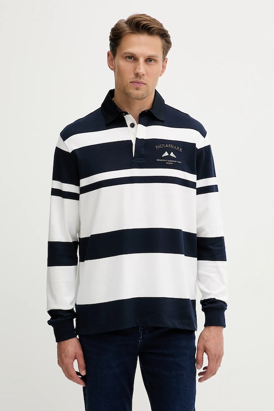 Лонгслив хлопковый трикотаж Paul&Shark, темно-синий
Лонгслив хлопковый трикотаж Paul&Shark, темно-синий