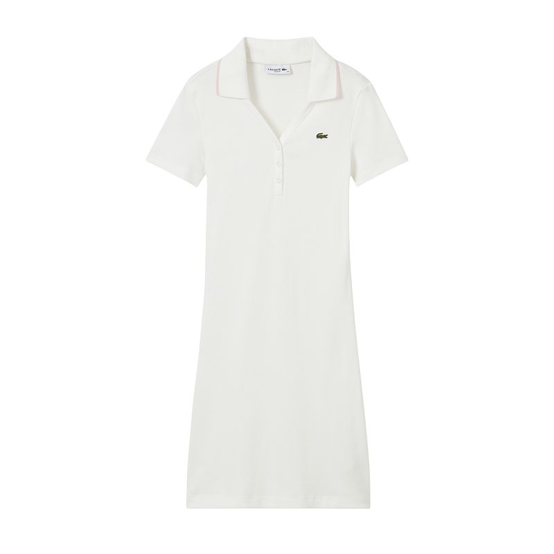 LACOSTE SS25 платье с короткими рукавами женское White/Pink
LACOSTE SS25 платье с короткими рукавами женское White/Pink