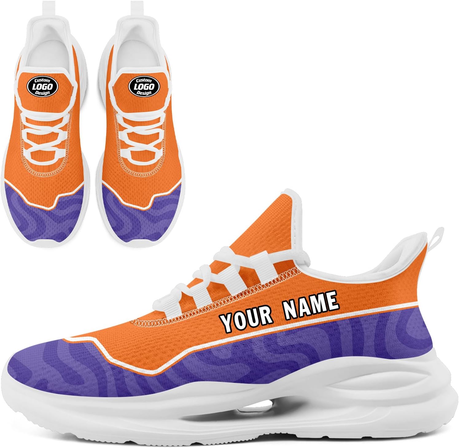 Кроссовки AWSOLE Custom Sports Team для мужчин и женщин, персонализированный подарок с логотипом и именем, легкие кроссовки для бега, тенниса, бейсбола и тренажерного зала, белый/оранжевый/фиолетовый/светло-фиолетовый
Кроссовки AWSOLE Custom Sports Team для мужчин и женщин, персонализированный подарок с логотипом и именем, легкие кроссовки для бега, тенниса, бейсбола и тренажерного зала, белый/оранжевый/фиолетовый/светло-фиолетовый