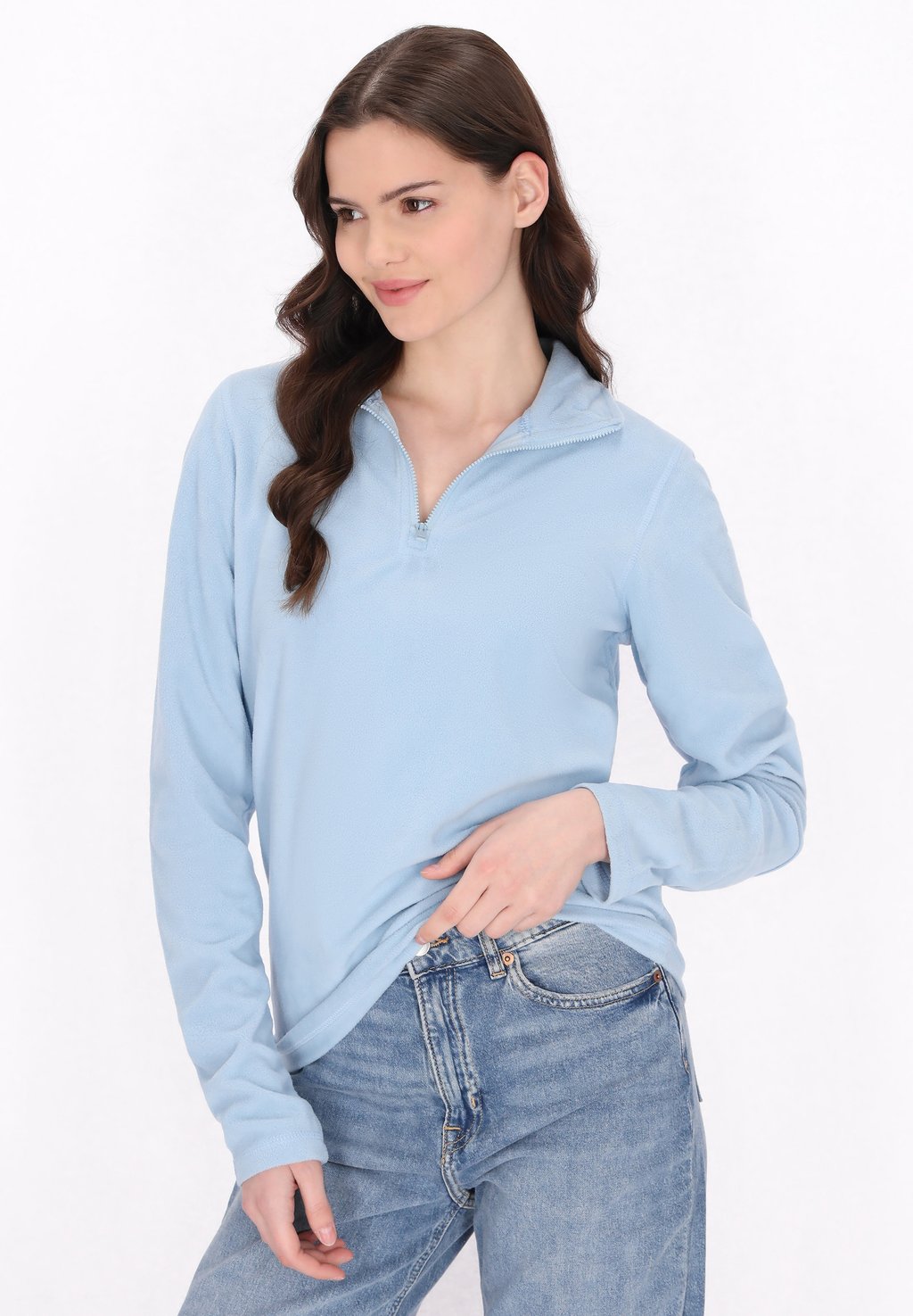 Флисовый джемпер myMo, светло-голубой
Флисовый джемпер myMo, светло-голубой