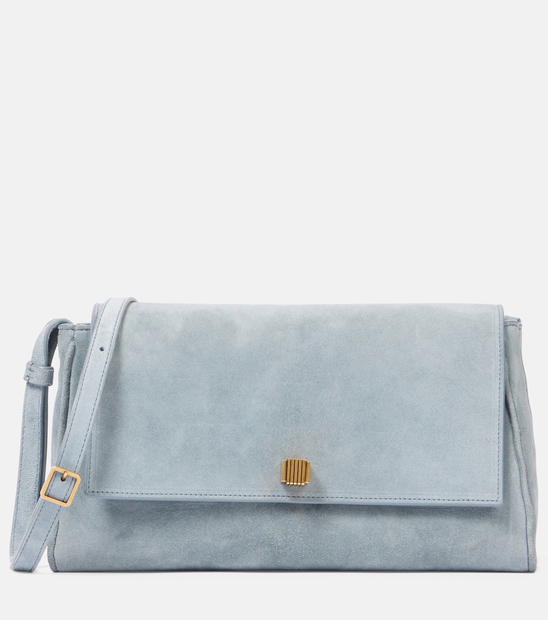 Одри сумка через плечо из замши Khaite, Lead
Одри сумка через плечо из замши Khaite, Lead