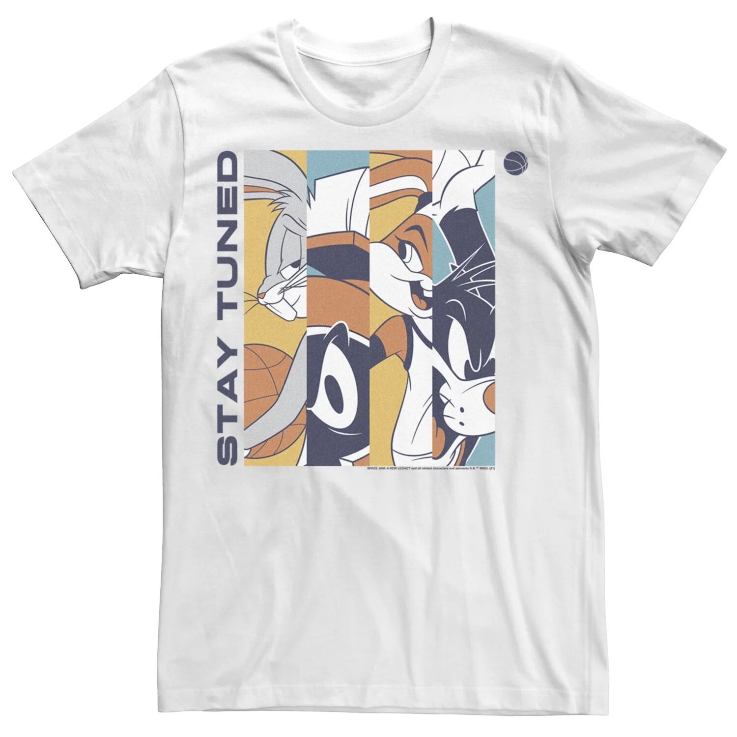 Мужская футболка Space Jam 2 Stay Tuned Toon Squad со вставками Licensed Character
Мужская футболка Space Jam 2 Stay Tuned Toon Squad со вставками Licensed Character