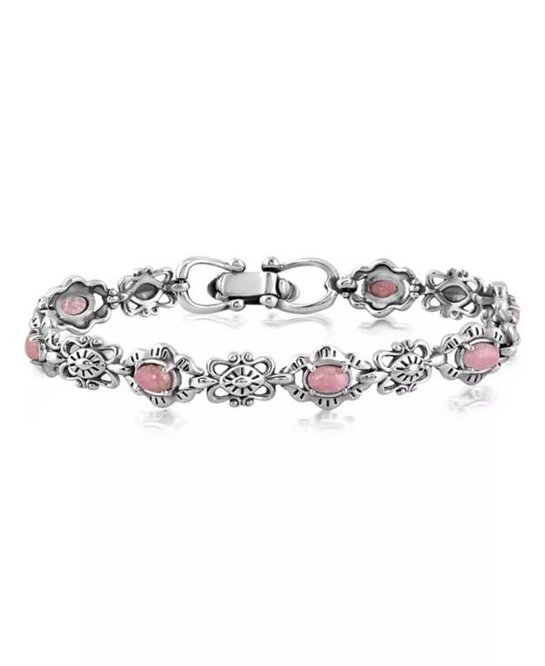 Женский браслет из стерлингового серебра с родонитом, размер маленький - большой American West Jewelry, rhodonite
Женский браслет из стерлингового серебра с родонитом, размер маленький - большой American West Jewelry, rhodonite