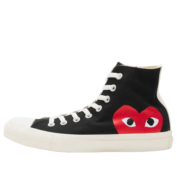 Кроссовки x comme des garcons play chuck 70 hi 'black' Converse, черный
Кроссовки x comme des garcons play chuck 70 hi 'black' Converse, черный