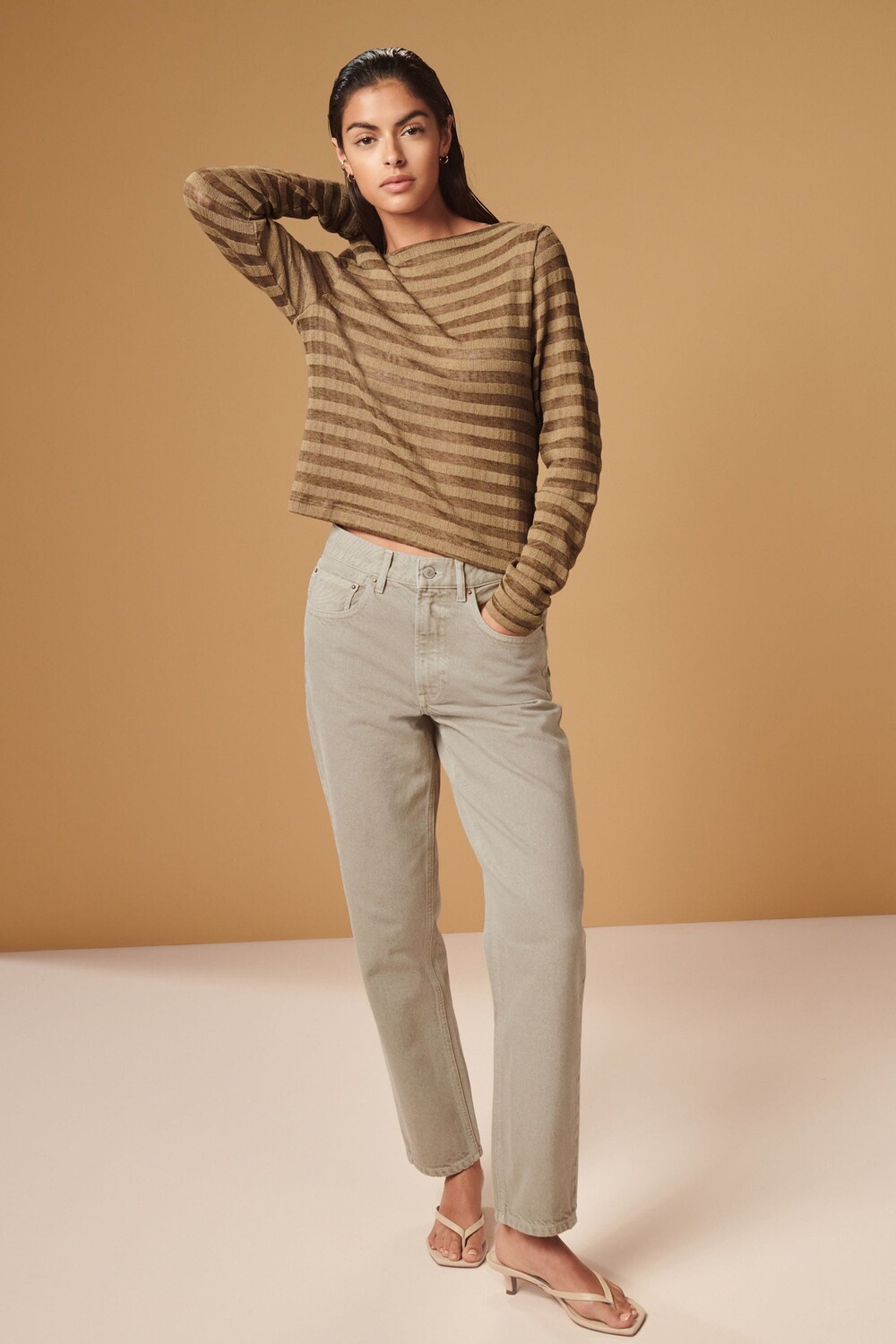 100% хлопок джинсы mom Next, серый
100% хлопок джинсы mom Next, серый