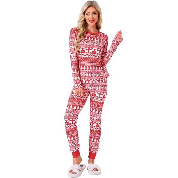Женский комплект пижамы для семьи на Рождество с лосем и елкой, длинный рукав Inspire Chic
Женский комплект пижамы для семьи на Рождество с лосем и елкой, длинный рукав Inspire Chic