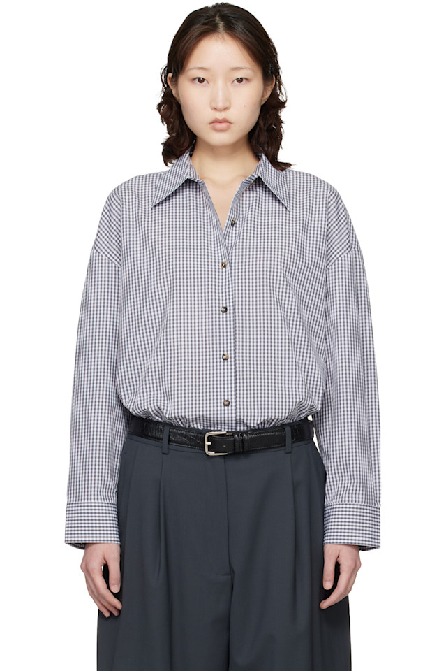 Cordera Серо-Белая рубашка оверсайз
Cordera Серо-Белая рубашка оверсайз