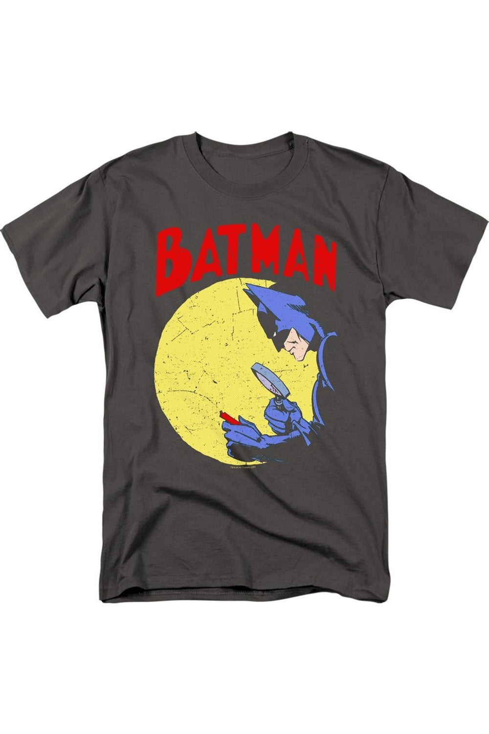 Футболка с коротким рукавом Batman Detective 75 для взрослых Gildan, цвет charcoal 
Футболка с коротким рукавом Batman Detective 75 для взрослых Gildan, цвет charcoal