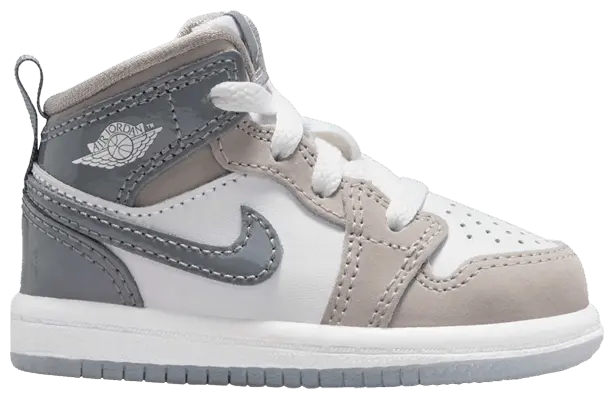 Кроссовки Air Jordan 1 Mid SE TD 'Patent Cool Grey', серый
Кроссовки Air Jordan 1 Mid SE TD 'Patent Cool Grey', серый