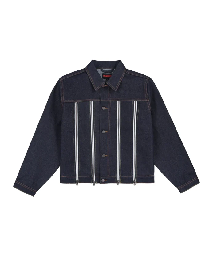 Куртка-Тракер цвета необработанного индиго Pleasures, синий
Куртка-Тракер цвета необработанного индиго Pleasures, синий