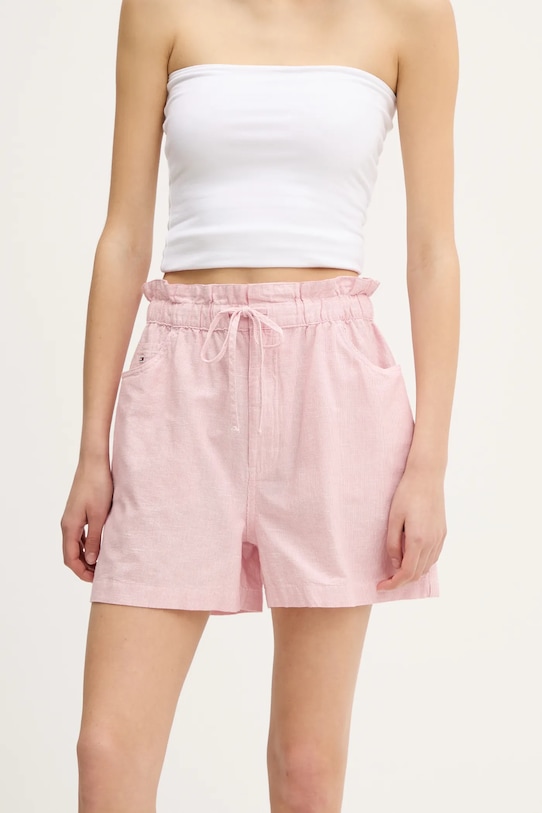 Шорты с добавлением льна Tommy Jeans, розовый
Шорты с добавлением льна Tommy Jeans, розовый