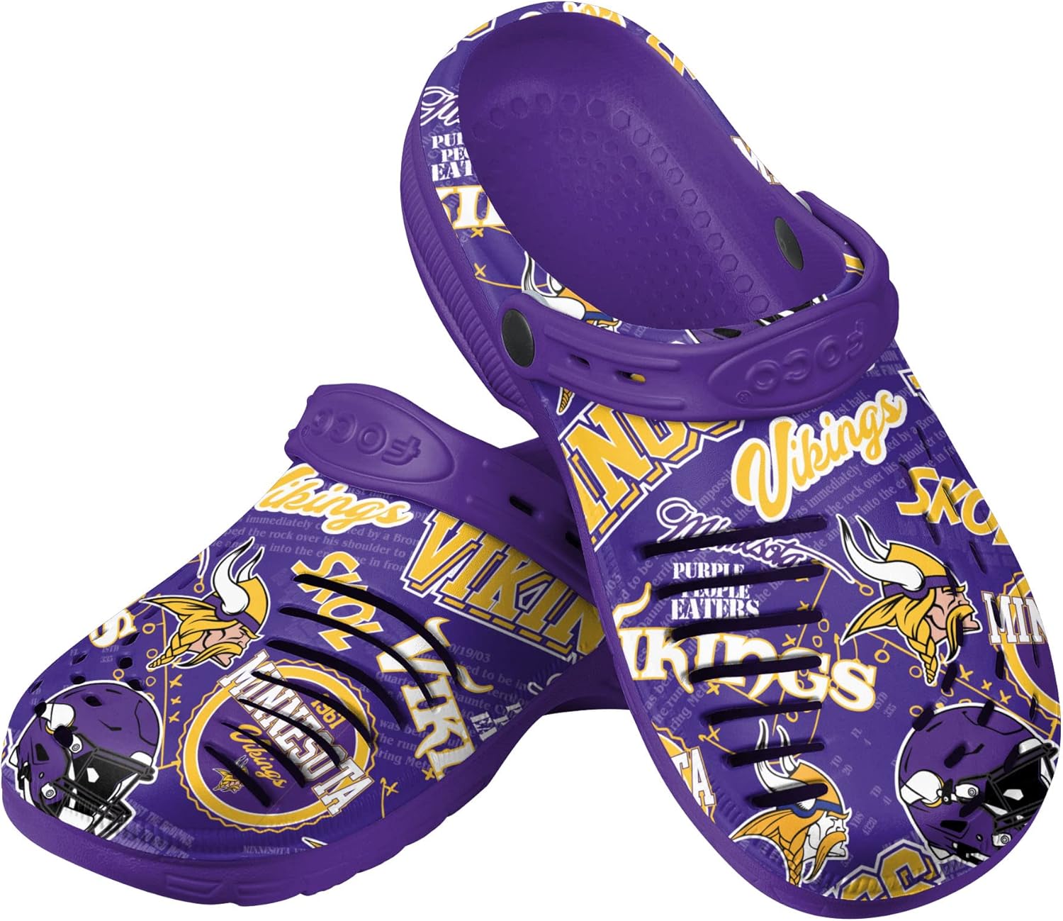 Сабо с ремешком FOCO Arizona Cardinals NFL для мужчин с историческим принтом, Minnesota Vikings Historic Print With Strap
Сабо с ремешком FOCO Arizona Cardinals NFL для мужчин с историческим принтом, Minnesota Vikings Historic Print With Strap