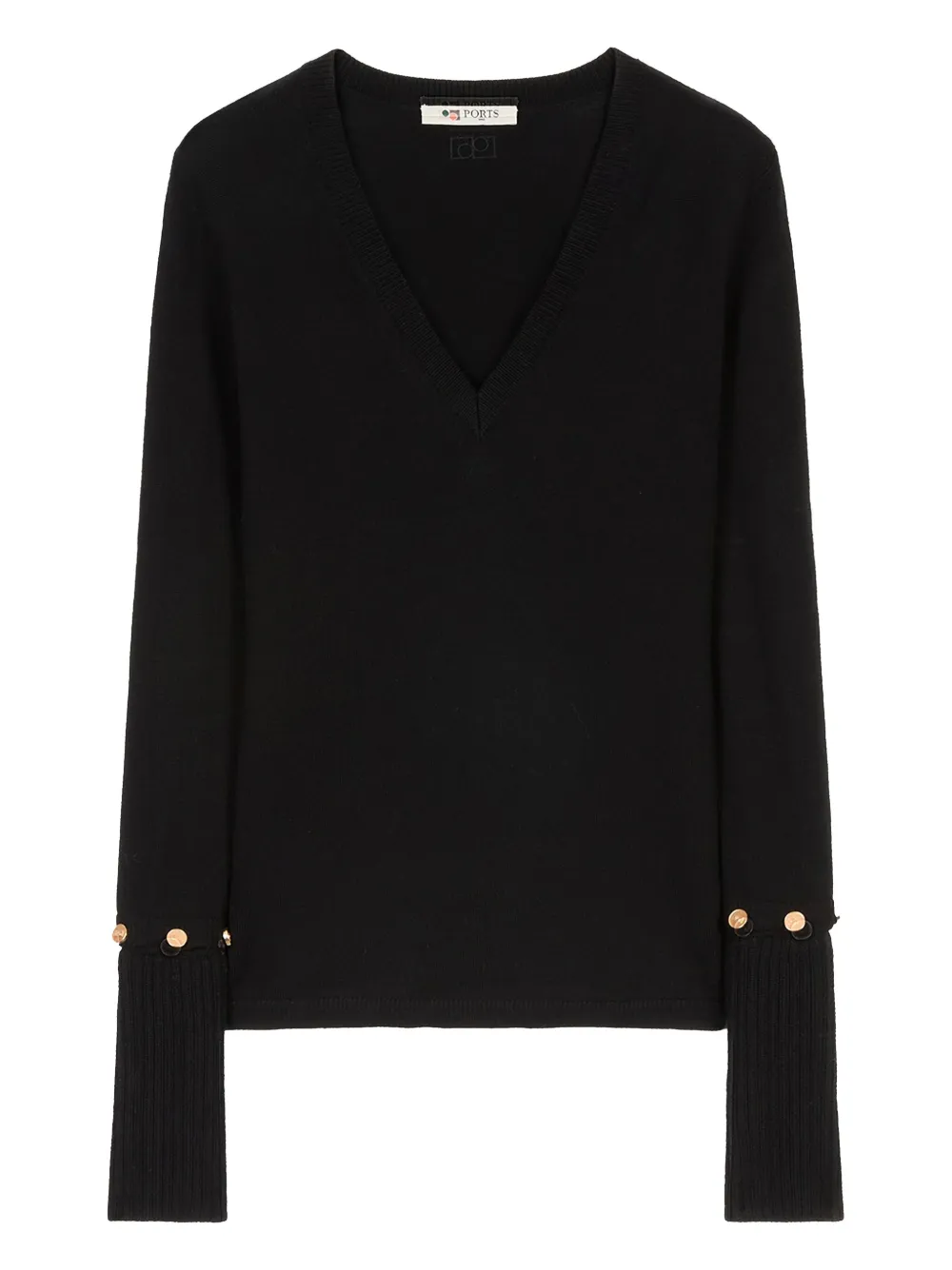 Свитер с V-образным вырезом Ports 1961, черный
Свитер с V-образным вырезом Ports 1961, черный