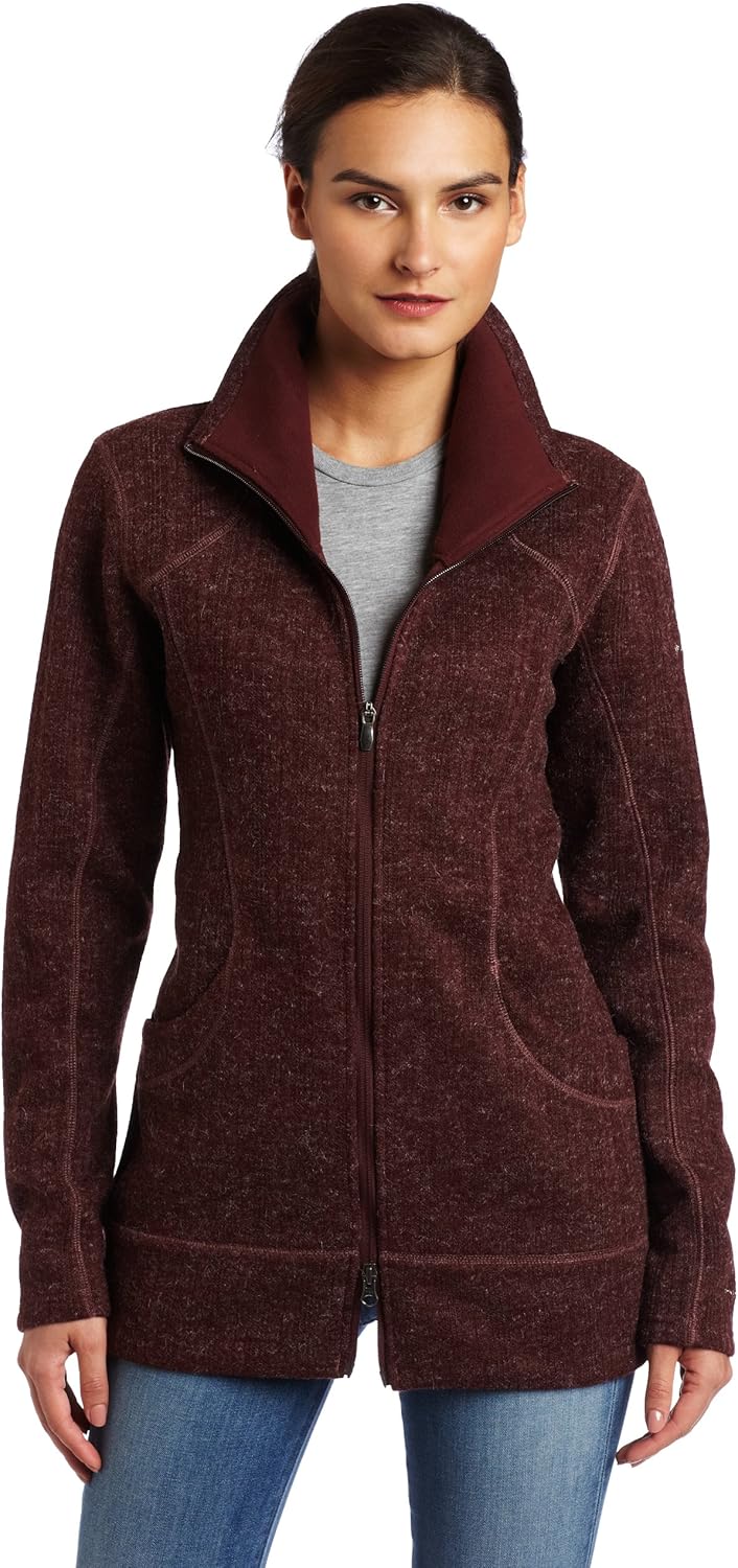 Columbia Women's Suspiciously Sweet Long Sweater Fleece, Elderberry
Columbia Women's Suspiciously Sweet Long Sweater Fleece, Elderberry