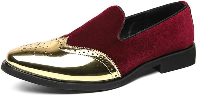 Мужские бархатные лоферы Santimon с золотыми крыльями и брогами, модные туфли для вечеринки, свадьбы и смокинга
Мужские бархатные лоферы Santimon с золотыми крыльями и брогами, модные туфли для вечеринки, свадьбы и смокинга