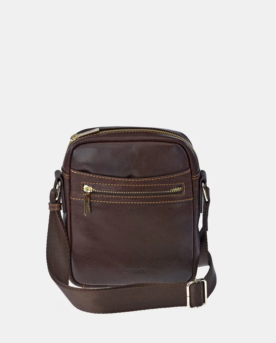 Мужская сумка через плечо Pierre Cardin из кожи растительного дубления с застежками-молниями, коричневый
Мужская сумка через плечо Pierre Cardin из кожи растительного дубления с застежками-молниями, коричневый