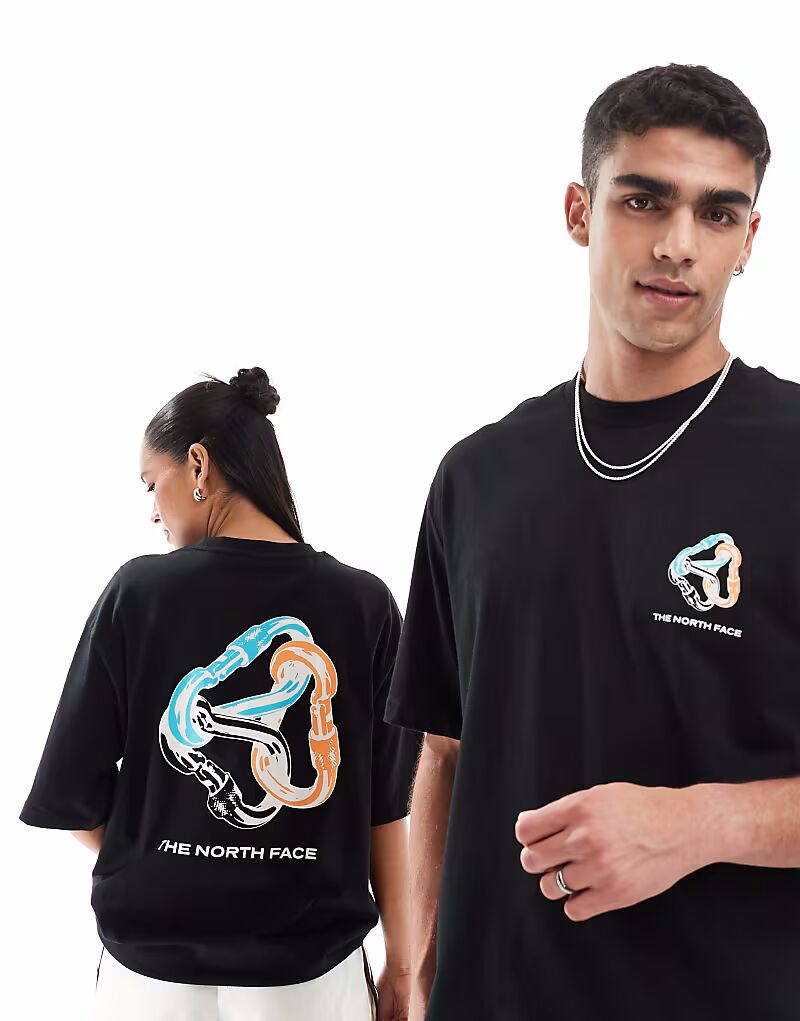 Футболка свободного кроя с принтом на спине North Face Interlock Carabiner черного цвета The North Face
Футболка свободного кроя с принтом на спине North Face Interlock Carabiner черного цвета The North Face