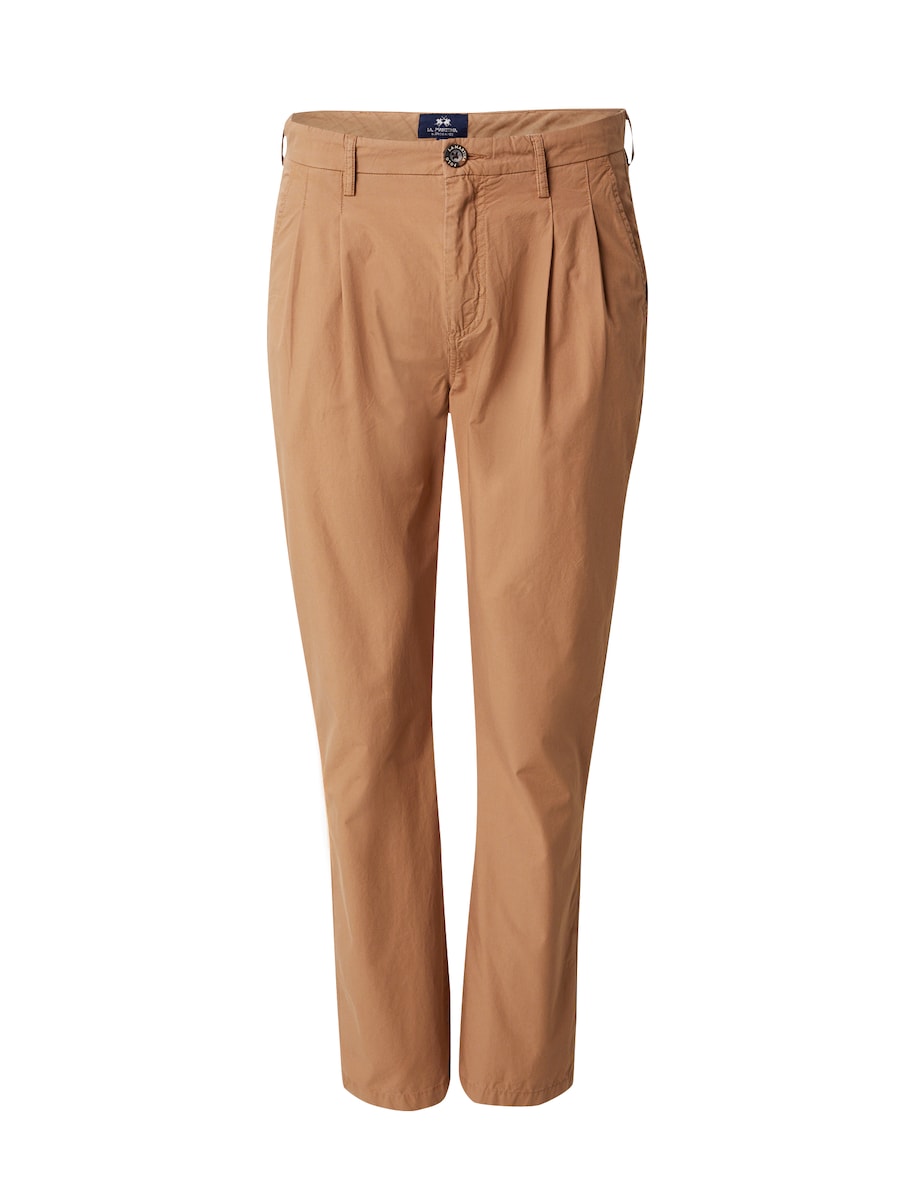 Обычные брюки со складками спереди La Martina, коричневый
Обычные брюки со складками спереди La Martina, коричневый