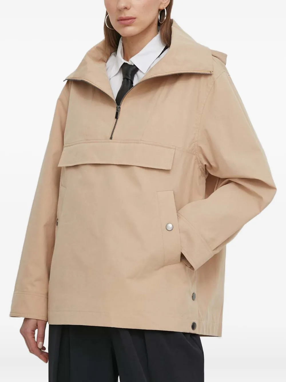 Куртка с капюшоном и наполовину застежкой-молнией Ba&Sh, нейтральный
Куртка с капюшоном и наполовину застежкой-молнией Ba&Sh, нейтральный