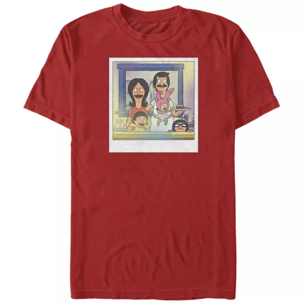 Мужская футболка с графическим портретом семьи Боба Бургерса Licensed Character, красный
Мужская футболка с графическим портретом семьи Боба Бургерса Licensed Character, красный