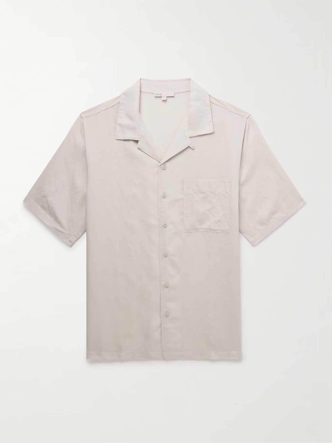 Рубашка из льна и лиоцелла с воротником-трансформером ONIA, бежевый
Рубашка из льна и лиоцелла с воротником-трансформером ONIA, бежевый