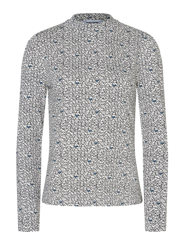 узкая рубашка с длинными рукавами и принтом в виде сердечек More & More
узкая рубашка с длинными рукавами и принтом в виде сердечек More & More