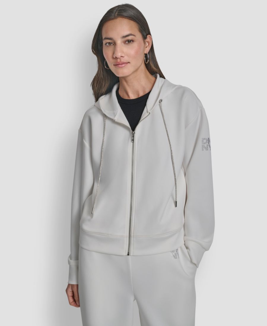 Женская куртка-бомбер с длинными рукавами и застежкой-молнией DKNY, Ivory
Женская куртка-бомбер с длинными рукавами и застежкой-молнией DKNY, Ivory