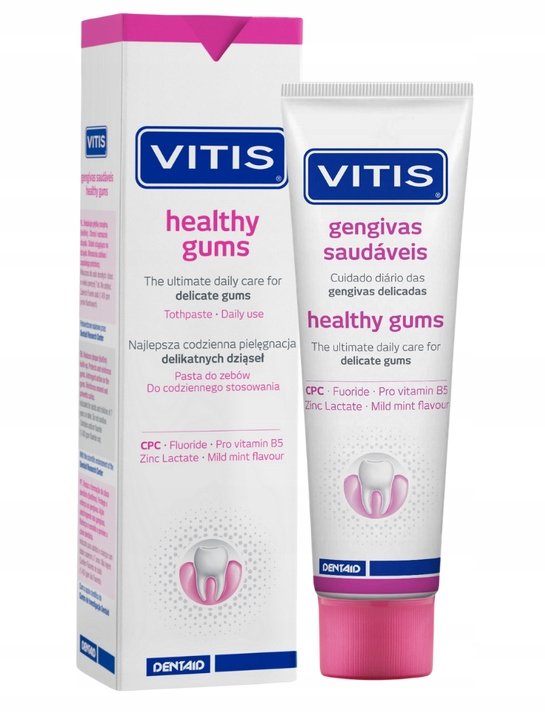 Зубная паста Vitis Healthy Gums для чувствительных десен 75 мл
Зубная паста Vitis Healthy Gums для чувствительных десен 75 мл