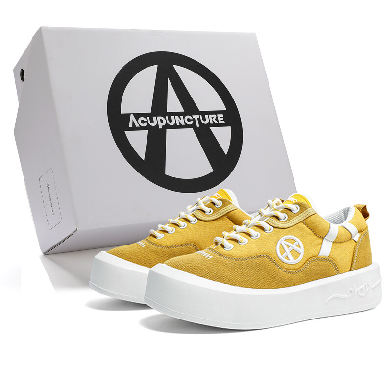Кеды, обувь для скейтборда унисекс с низким верхом Acupuncture, цвет Light banana yellow 
Кеды, обувь для скейтборда унисекс с низким верхом Acupuncture, цвет Light banana yellow