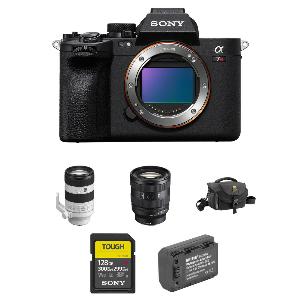 Беззеркальная камера Sony a7R V Mirrorless Camera with 20-70mm f/4 and 70-200mm f/4, Белый, Беззеркальная камера Sony a7R V Mirrorless Camera with 20-70mm f/4 and 70-200mm f/4
Беззеркальная камера Sony a7R V Mirrorless Camera with 20-70mm f/4 and 70-200mm f/4, Белый, Беззеркальная камера Sony a7R V Mirrorless Camera with 20-70mm f/4 and 70-200mm f/4