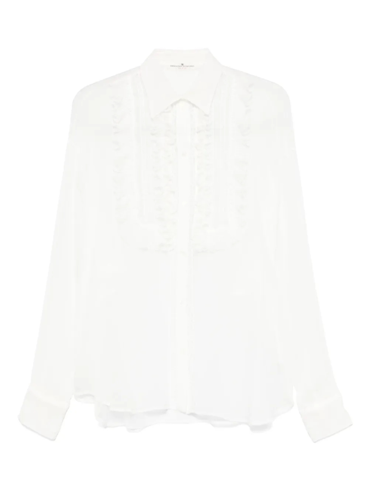 Шелковая рубашка Ermanno Scervino, белый
Шелковая рубашка Ermanno Scervino, белый