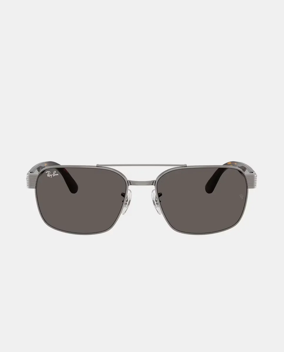 Солнцезащитные очки унисекс в квадратной металлической оправе серого цвета Ray-Ban, серый
Солнцезащитные очки унисекс в квадратной металлической оправе серого цвета Ray-Ban, серый