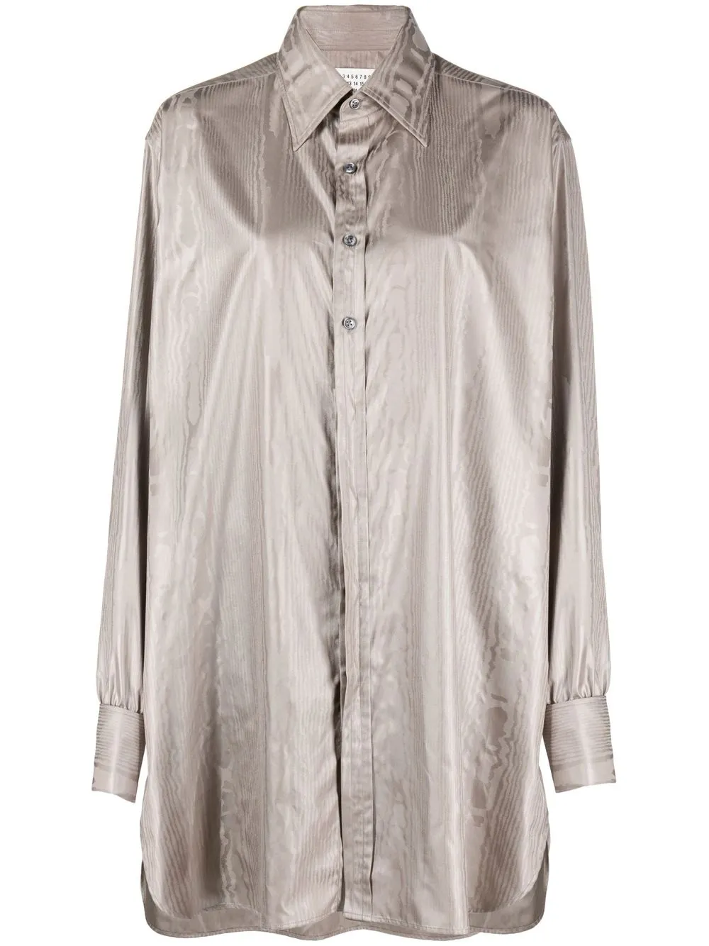 Рубашка оверсайз с длинными рукавами MAISON MARGIELA, серый
Рубашка оверсайз с длинными рукавами MAISON MARGIELA, серый