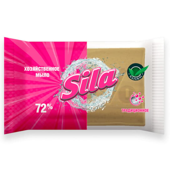 Сила, 72% гипоаллергенное серое мыло, 180г, inna
Сила, 72% гипоаллергенное серое мыло, 180г, inna