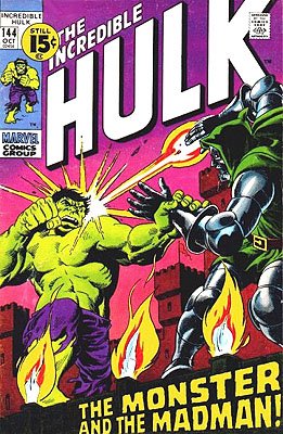 Incredible Hulk #144 "Doctor Doom Appearance" (MARVEL COMICS)
Incredible Hulk #144 "Doctor Doom Appearance" (MARVEL COMICS)