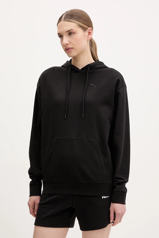 Хлопковая толстовка Puma, черный
Хлопковая толстовка Puma, черный