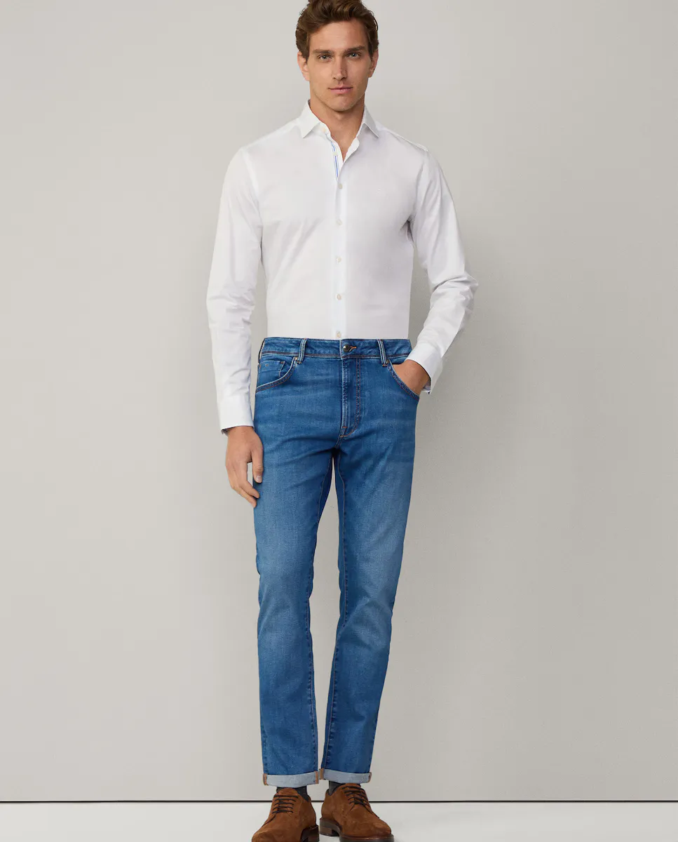 Узкие мужские джинсы из эластичной ткани Hackett, синий
Узкие мужские джинсы из эластичной ткани Hackett, синий