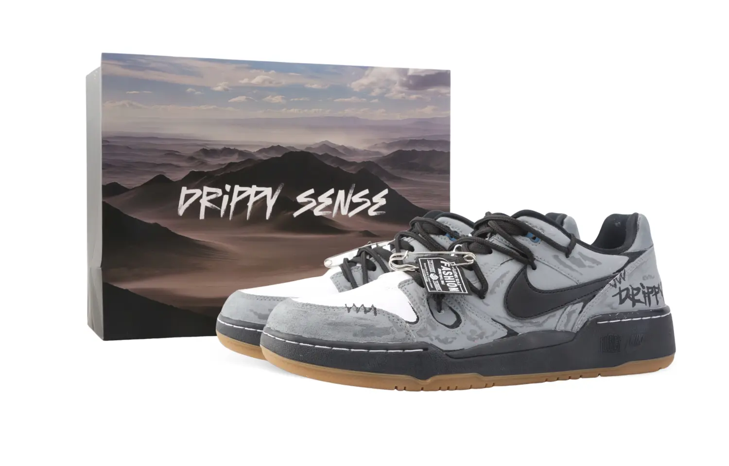 Nike Кроссовки для скейтбординга мужские low top, серый черный, износостойкие
Nike Кроссовки для скейтбординга мужские low top, серый черный, износостойкие