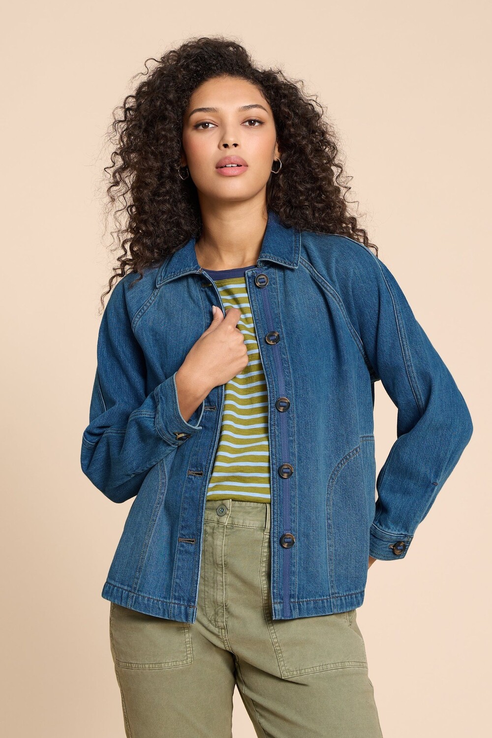 Джинсовая куртка Eden White Stuff, синий
Джинсовая куртка Eden White Stuff, синий