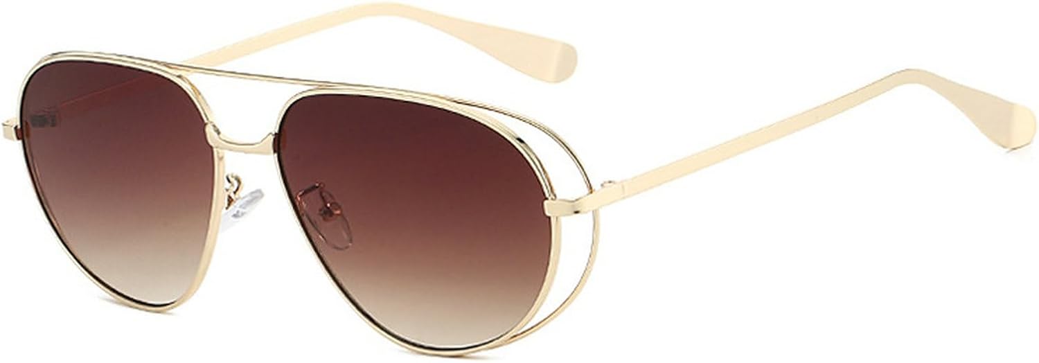 Солнцезащитные очки Laureles Oversize Pilot для женщин, модные солнцезащитные очки «кошачий глаз» с градиентным переходом цвета «шампанское» для мужчин, очки для вождения, C4
Солнцезащитные очки Laureles Oversize Pilot для женщин, модные солнцезащитные очки «кошачий глаз» с градиентным переходом цвета «шампанское» для мужчин, очки для вождения, C4